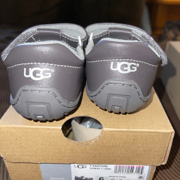UGG T SANTORE CHARCOAL SANDALS TODDLER 6 NEW - Picture 4 of 5
